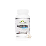 Health As It Ought To Be Vitamin D3 & K2 Combination capsules front view
