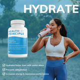 HEALTH BY PRINCIPLE Electrolyte Capsules back view with ingredient list