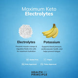 HEALTH BY PRINCIPLE Electrolyte Capsules lifestyle scene on a gym bench