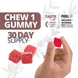 Health Chews Anti-Alcohol Aid Gummies nutritional information