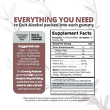 Health Chews Anti-Alcohol Aid Gummies side view