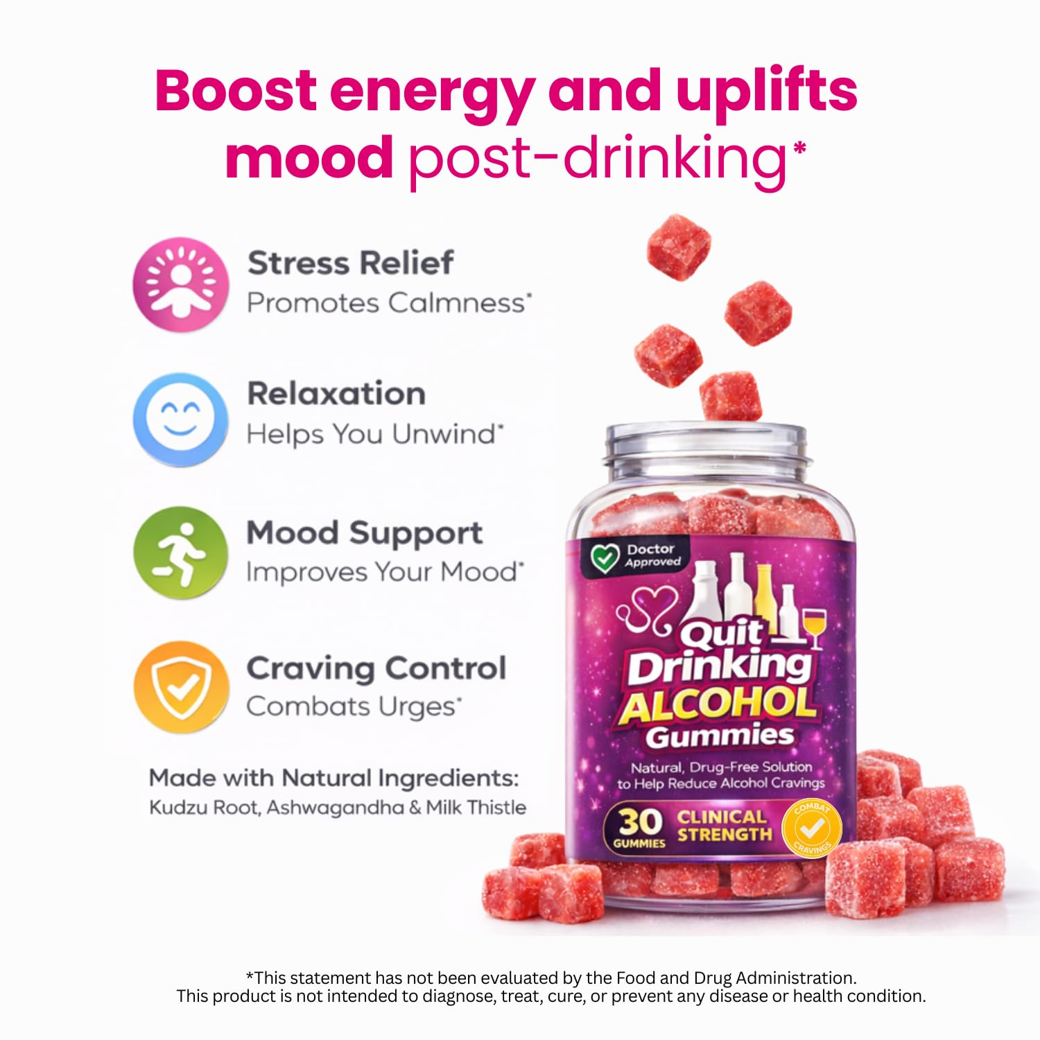 Health Chews Anti-Alcohol Aid Multivitamins ingredients list