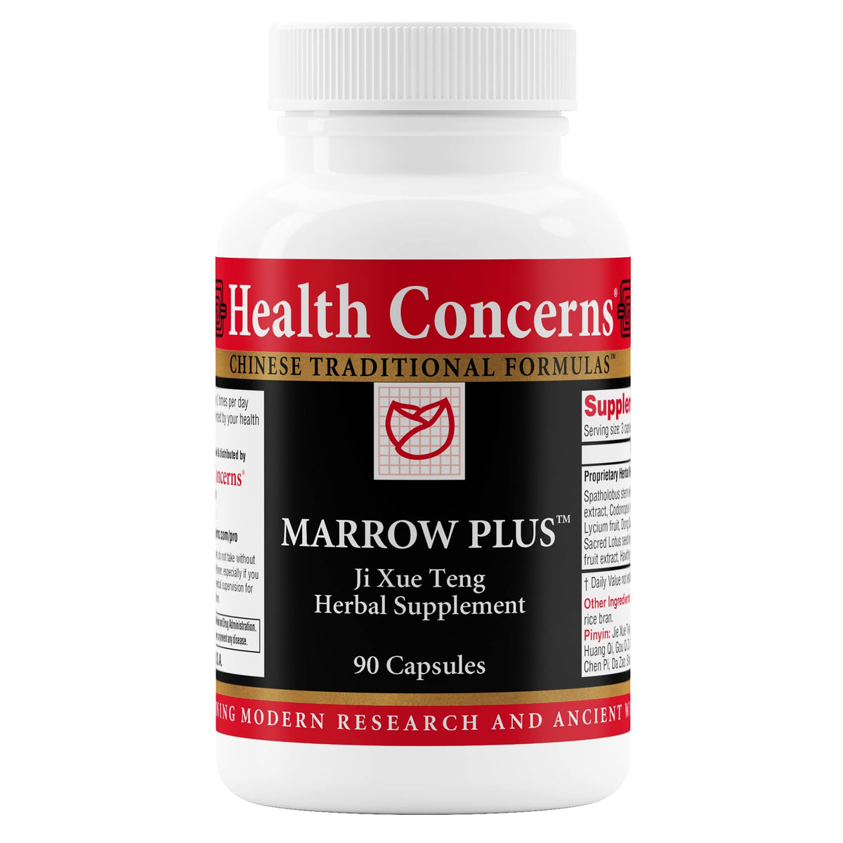 Health Concerns Blood & Bone Marrow Support 90 vegetable capsules front view
