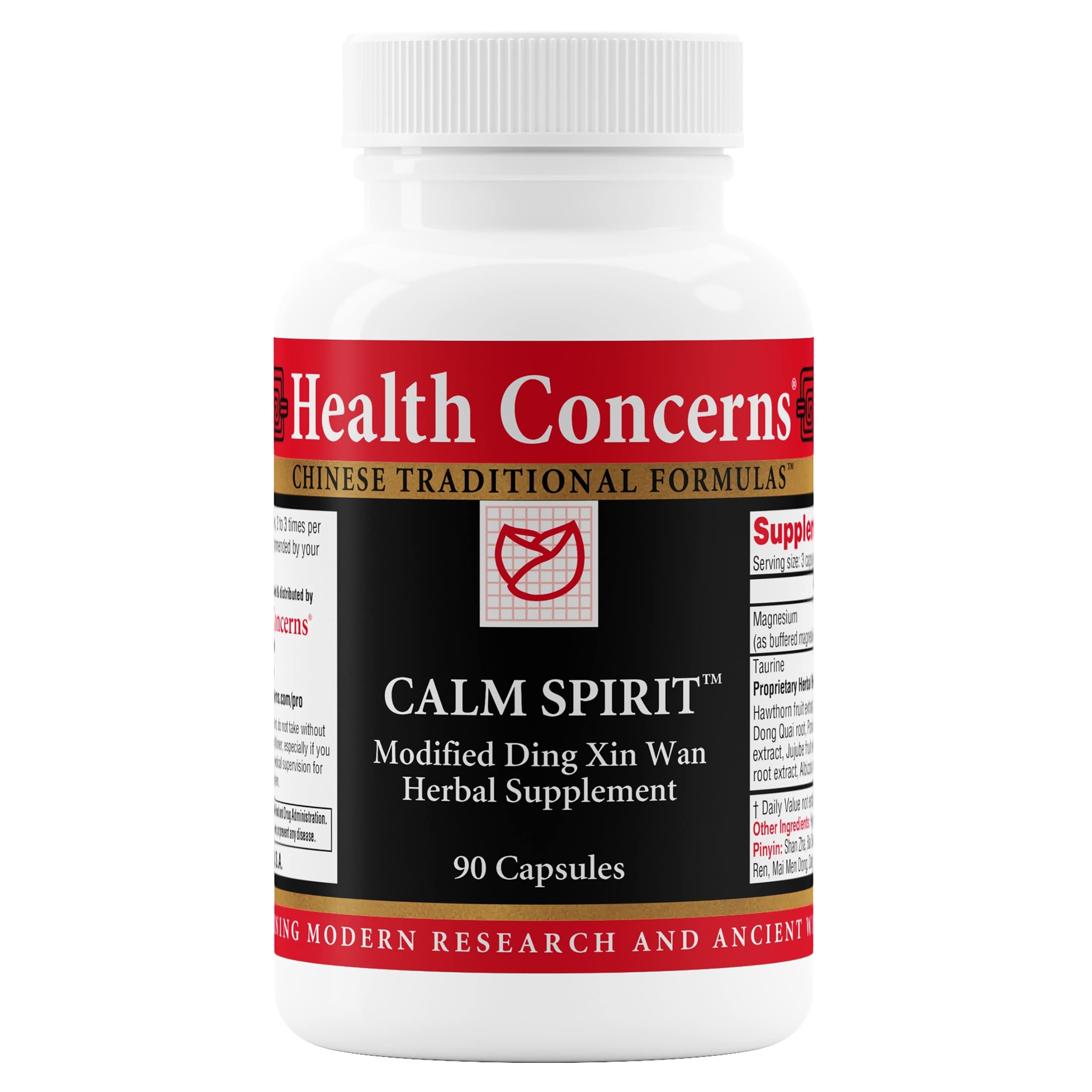 Health Concerns Calm Spirit Multivitamins 90 capsules front view