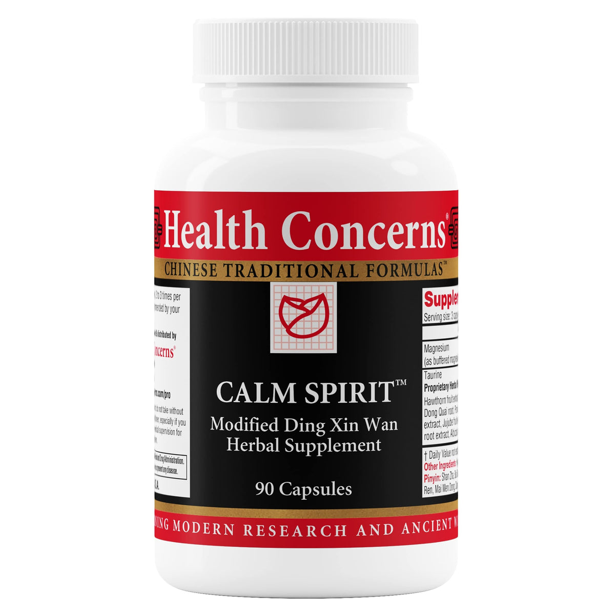 Health Concerns Calm Spirit Multivitamins 90 capsules front view