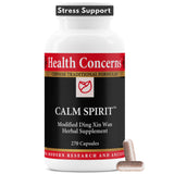 Health Concerns Calm Spirit Supplement 270 capsules front view