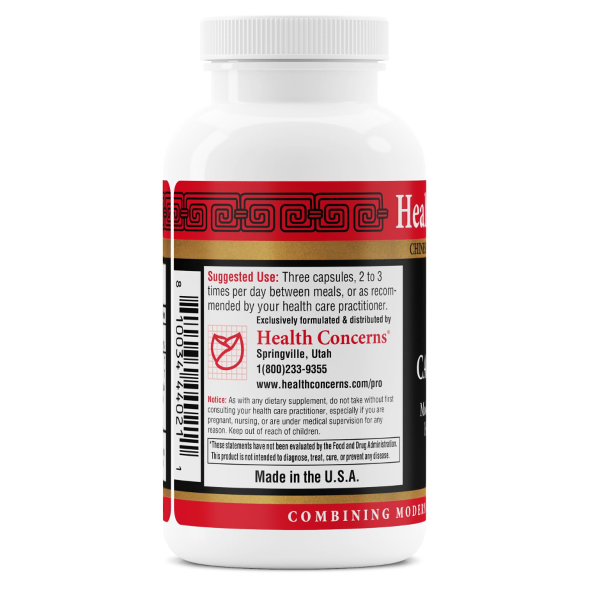 Health Concerns Calm Spirit Supplement capsules close-up