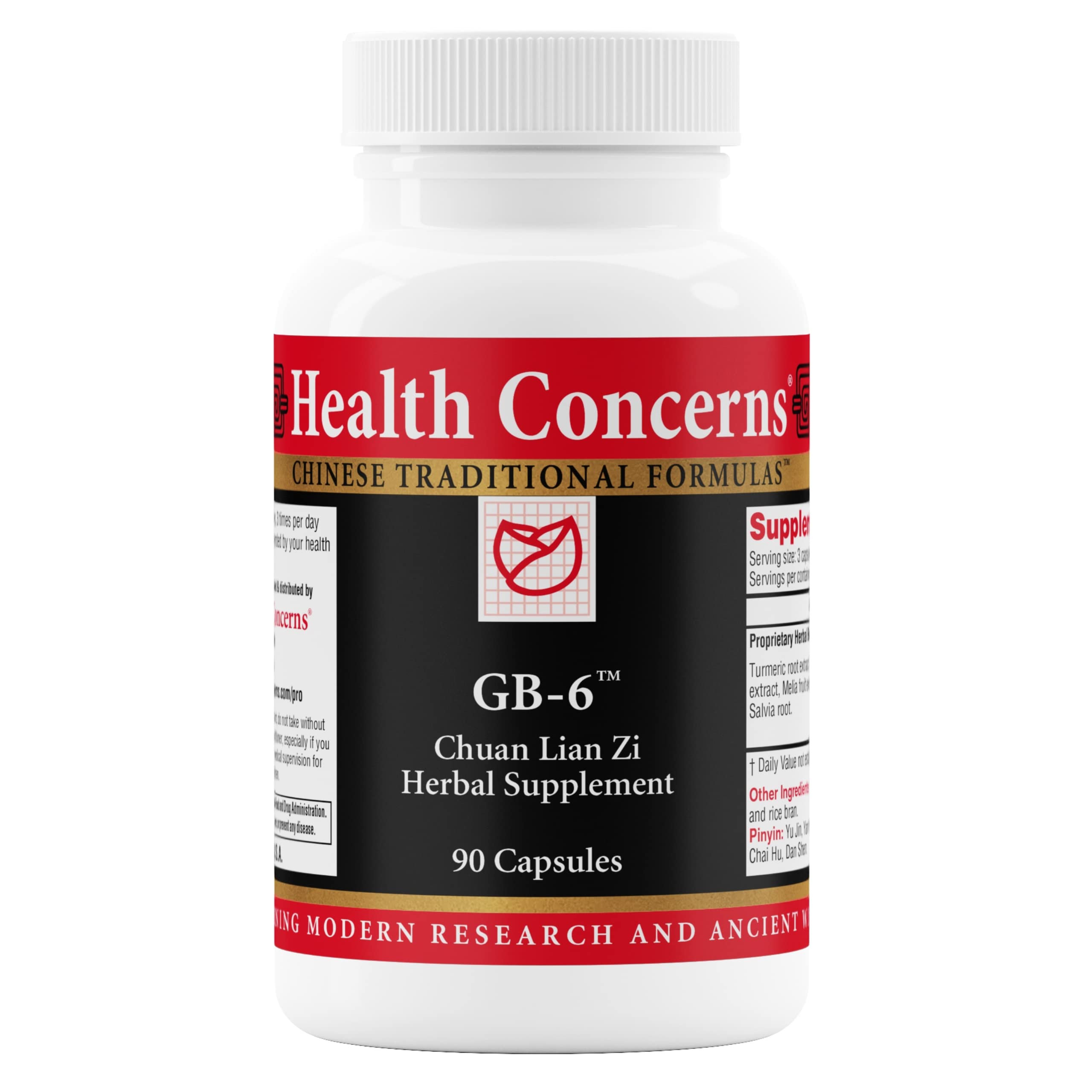 Health Concerns Gallstone Support Capsules 90 count front view