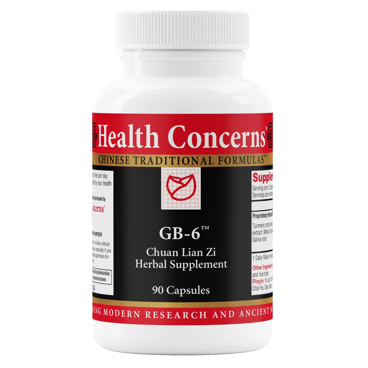 Health Concerns Gallstone Support Capsules 90 count front view