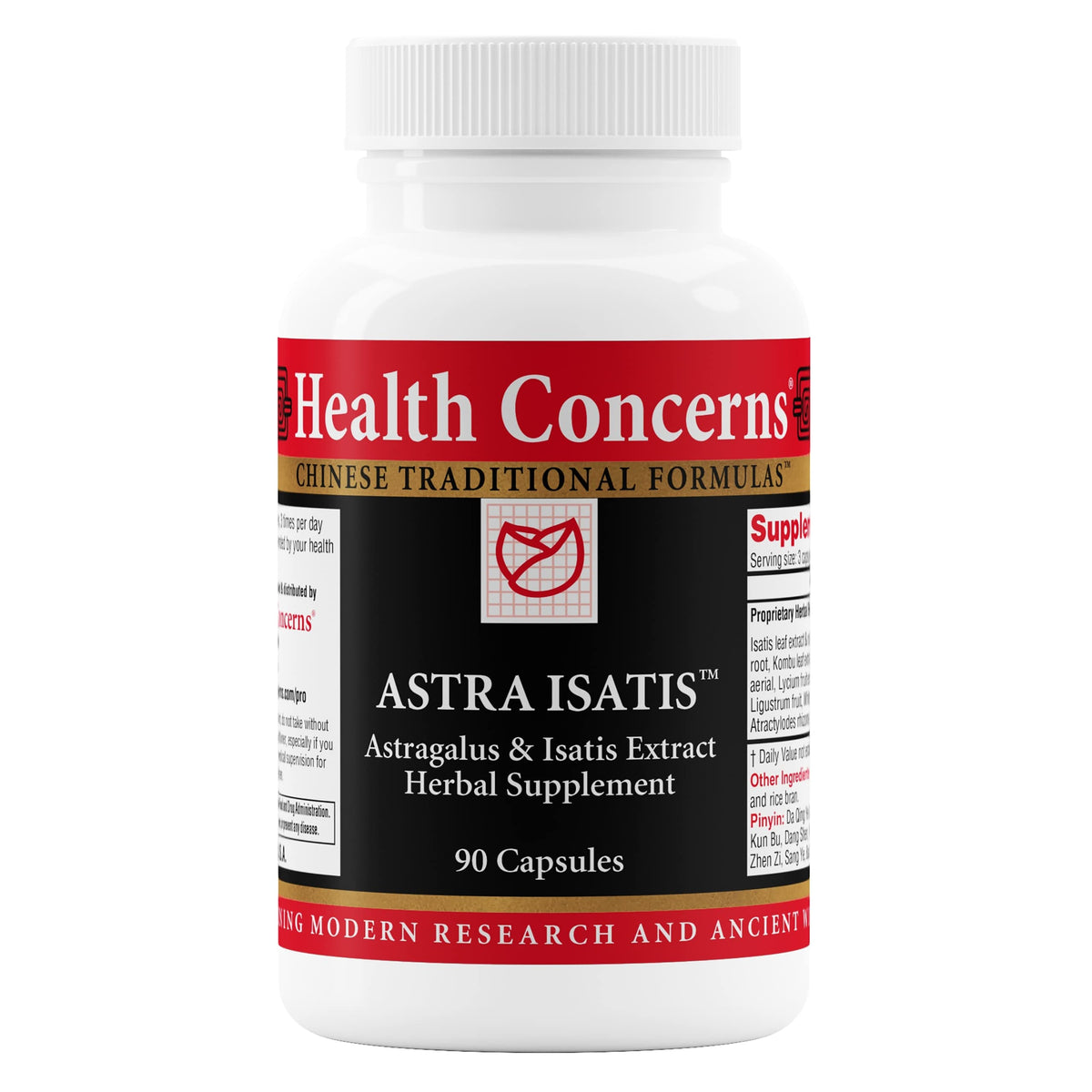 Health Concerns Herbal daily wellness Support 90 Capsules front view