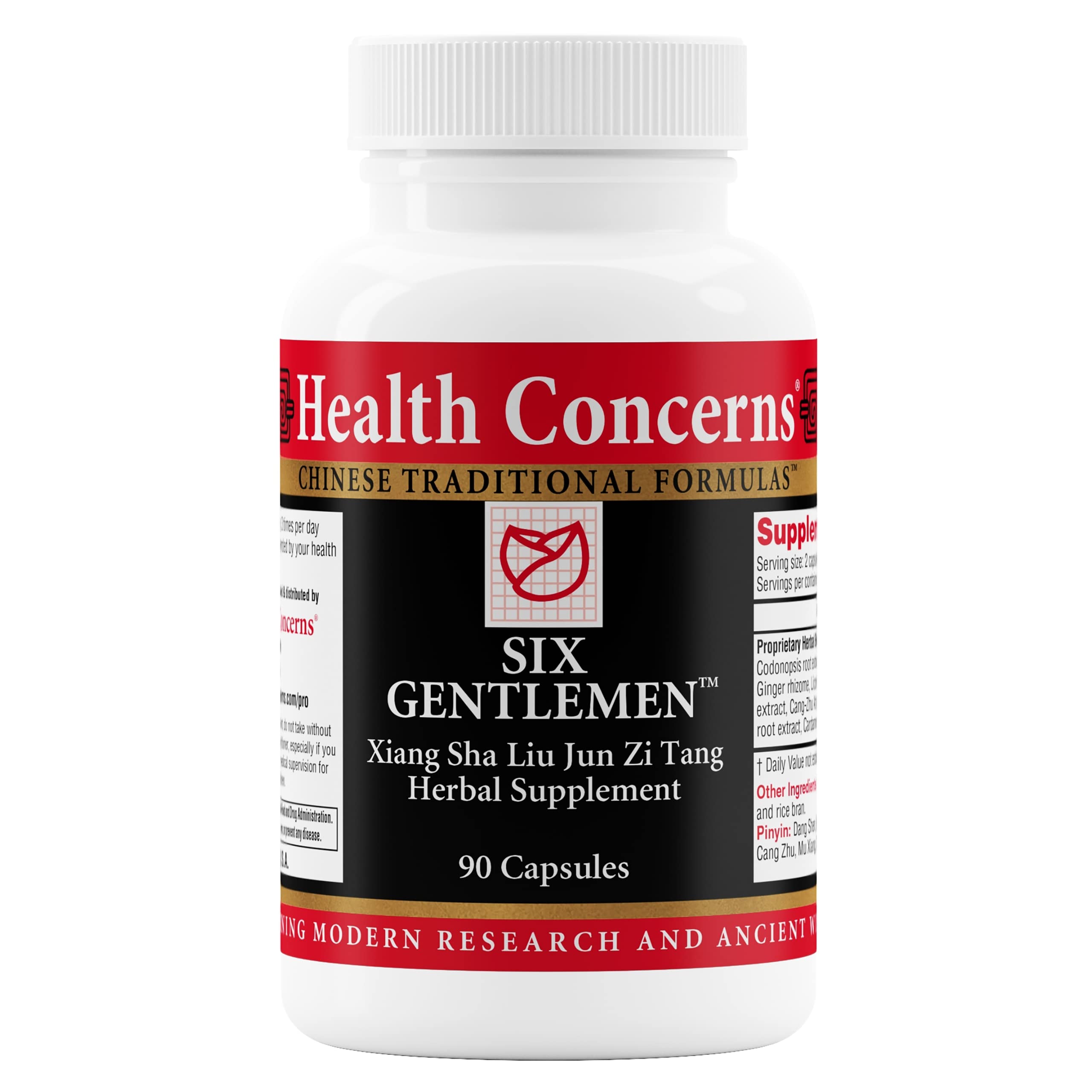 Health Concerns Qi & daily Support 90 Capsules front view