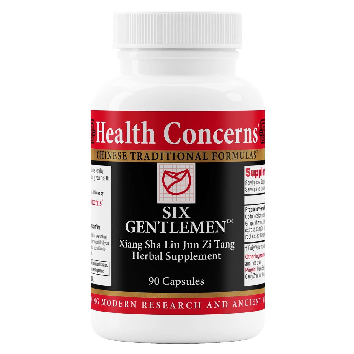 Health Concerns Qi & daily Support 90 Capsules front view