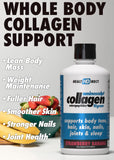 HEALTH DIRECT AminoSculpt Liquid Collagen 28oz Strawberry Banana bottle side view