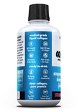 HEALTH DIRECT AminoSculpt Liquid Collagen 28oz Strawberry Banana bottle top view
