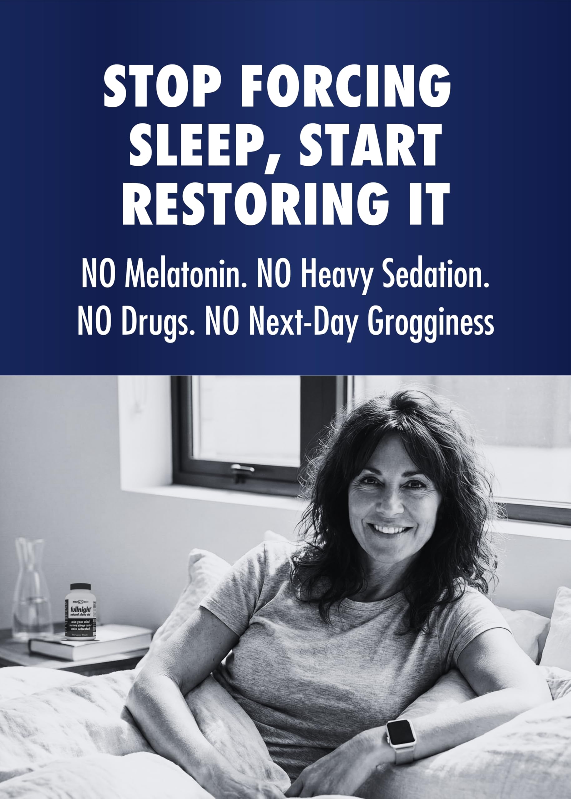 HEALTH DIRECT FullNight Natural Sleep Aid packaging side view