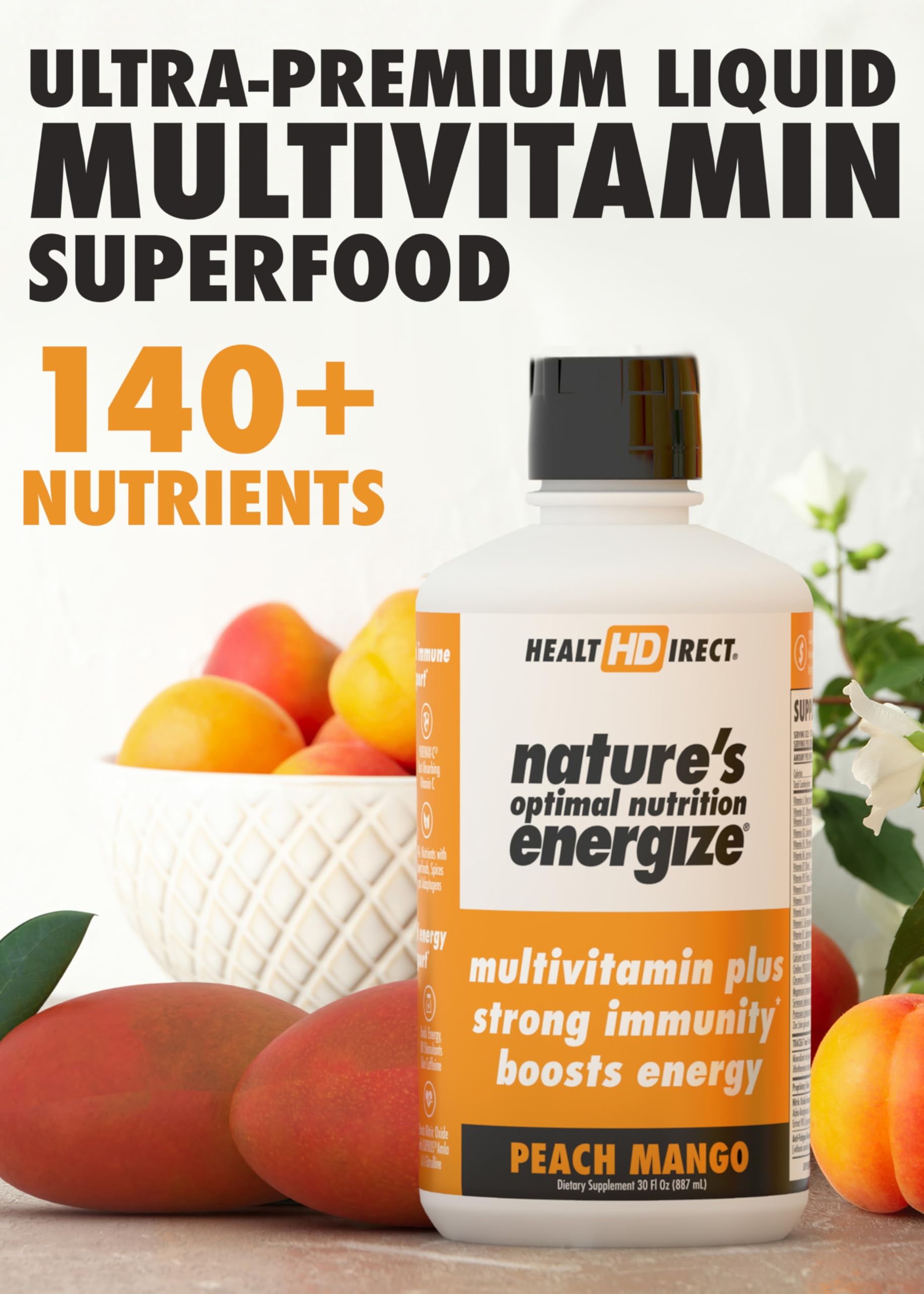 HEALTH DIRECT Liquid Multivitamin Superfood 1089g side view
