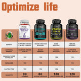 Health Dose Melatonin Gummies with natural ingredients background