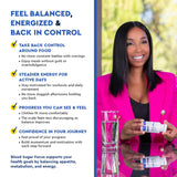 Health Focused Blended Vitamin & Mineral Supplement ingredients close-up