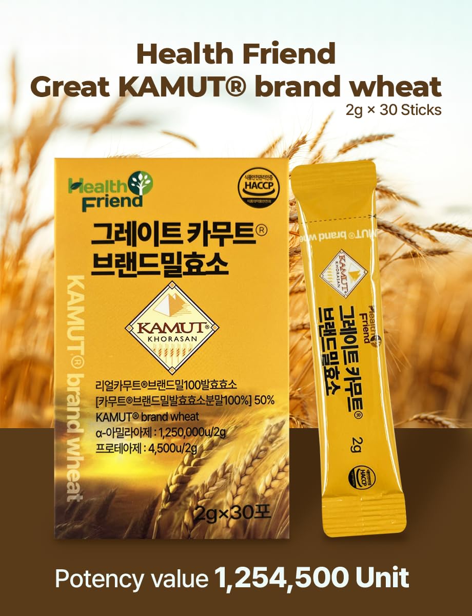 Health Friend Kamut Enzyme Sticks mixed in a glass of water