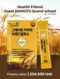 Health Friend Kamut Enzyme Sticks mixed in a glass of water