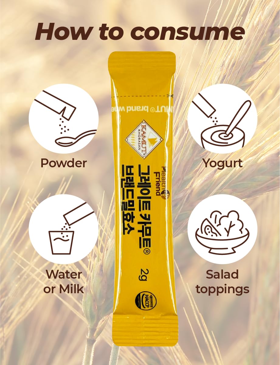 Health Friend Kamut Enzyme Sticks nutritional information