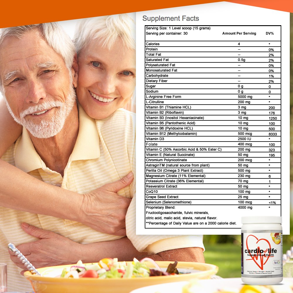 Health Guardian Cardio for Life L-Arginine chewables packaging