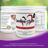 Health Guardian Cardio For Life L-Arginine Powder in a kitchen setting