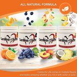 Health Guardian L-Arginine Powder 5000mg packaging on a kitchen counter