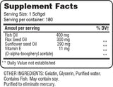 HEALTH LFE Omega 3-6-9 Softgels back view