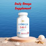HEALTH LFE Omega 3-6-9 Softgels bottle with label