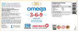 HEALTH LFE Omega 3-6-9 Softgels side view