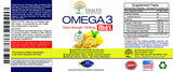 Health Nurture Omega 3 Max Fish Oil 1500mg capsules in a hand