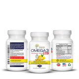 Health Nurture Omega 3 Max Fish Oil 1500mg capsules side view