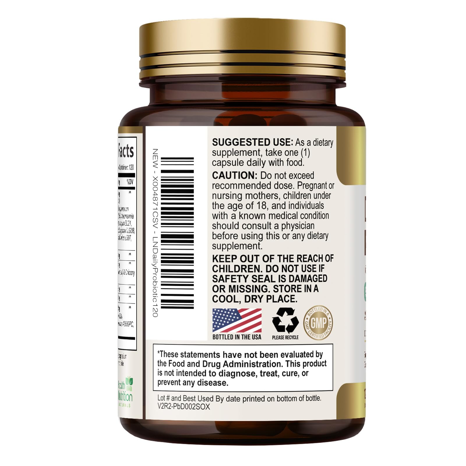 Health Nutrition Naturals Acidophilus Probiotic Capsules lifestyle image