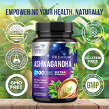 Health Nutrition Naturals Ashwagandha Extra Strength Capsules with packaging