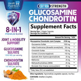 Health Nutrition Naturals Chondroitin 3X Strength Joint Support supplement side view