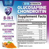 Health Nutrition Naturals Chondroitin supplement side view