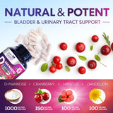 Health Nutrition Naturals Cranberry Urinary Support 1000mg supplement capsules