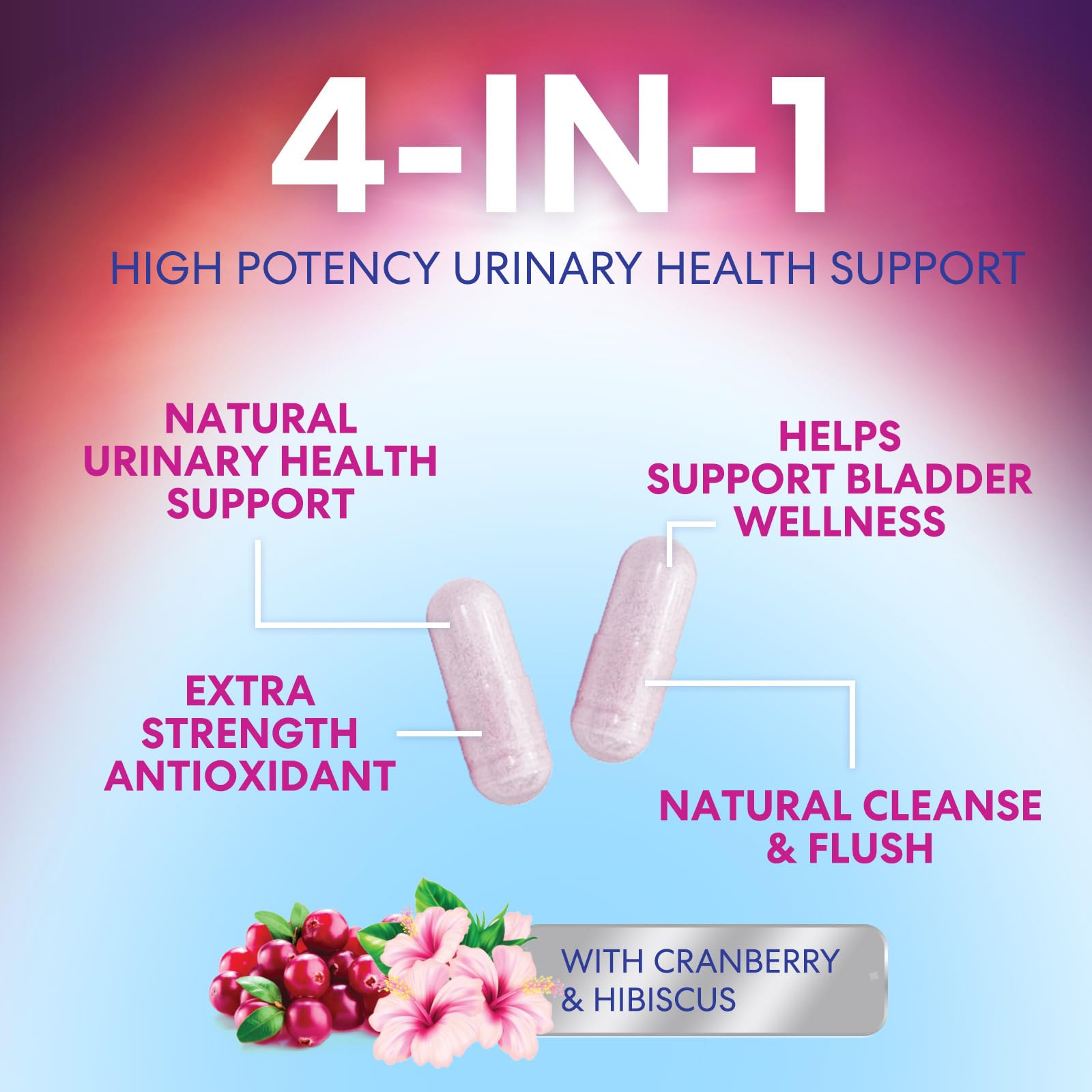 Health Nutrition Naturals Cranberry Urinary Support 1000mg supplement ingredients list