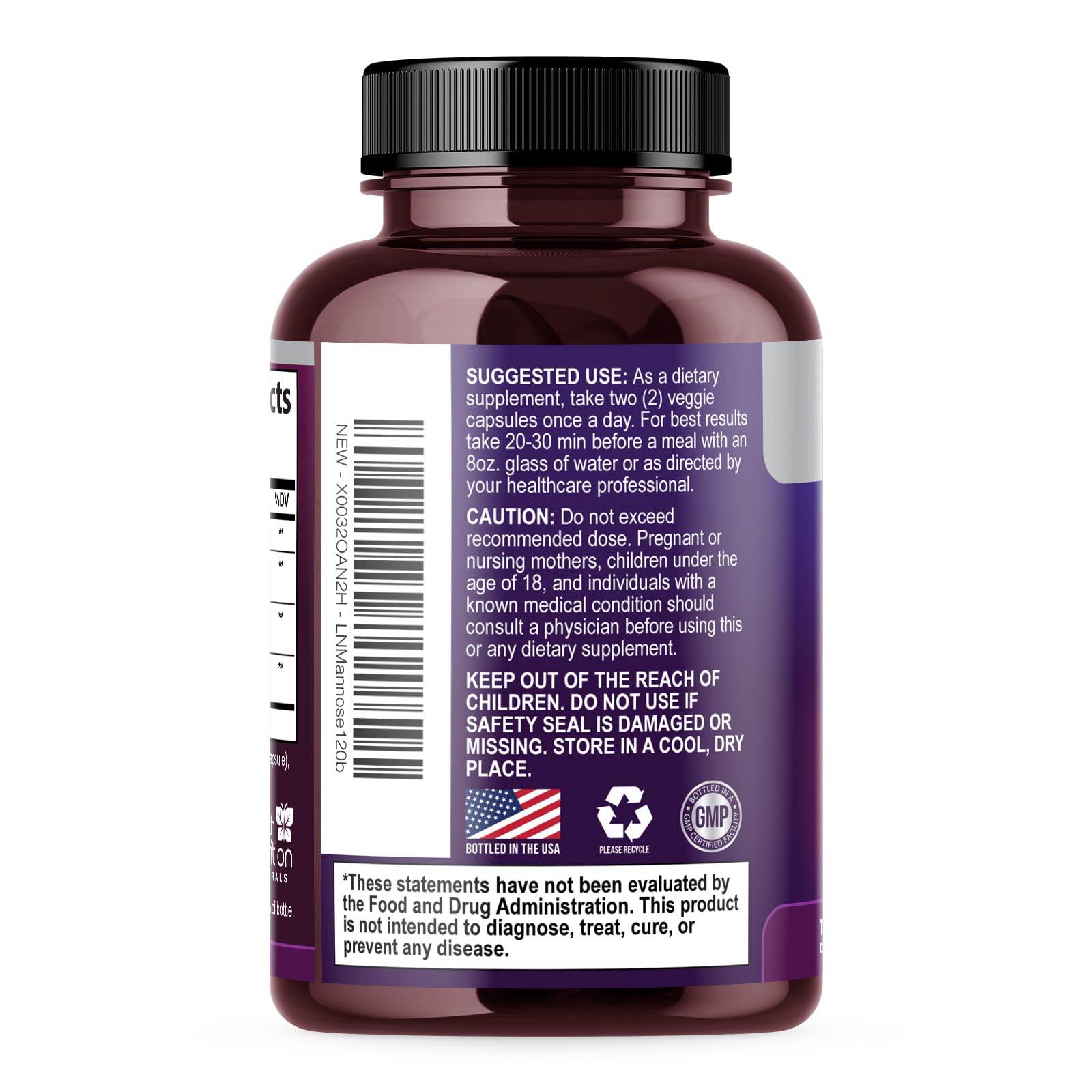Health Nutrition Naturals Cranberry Urinary Support 1000mg supplement in a kitchen setting