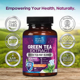 Health Nutrition Naturals Green Tea Extract bottle side view