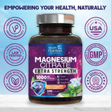 Health Nutrition Naturals Magnesium Citrate Capsules close-up of capsules