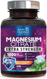 Health Nutrition Naturals Magnesium Citrate Capsules front view