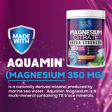 Health Nutrition Naturals Magnesium Citrate Powder mixed in a smoothie