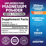 Health Nutrition Naturals Magnesium Citrate Powder packaging