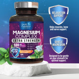 Health Nutrition Naturals Magnesium Complex 500mg capsules close-up