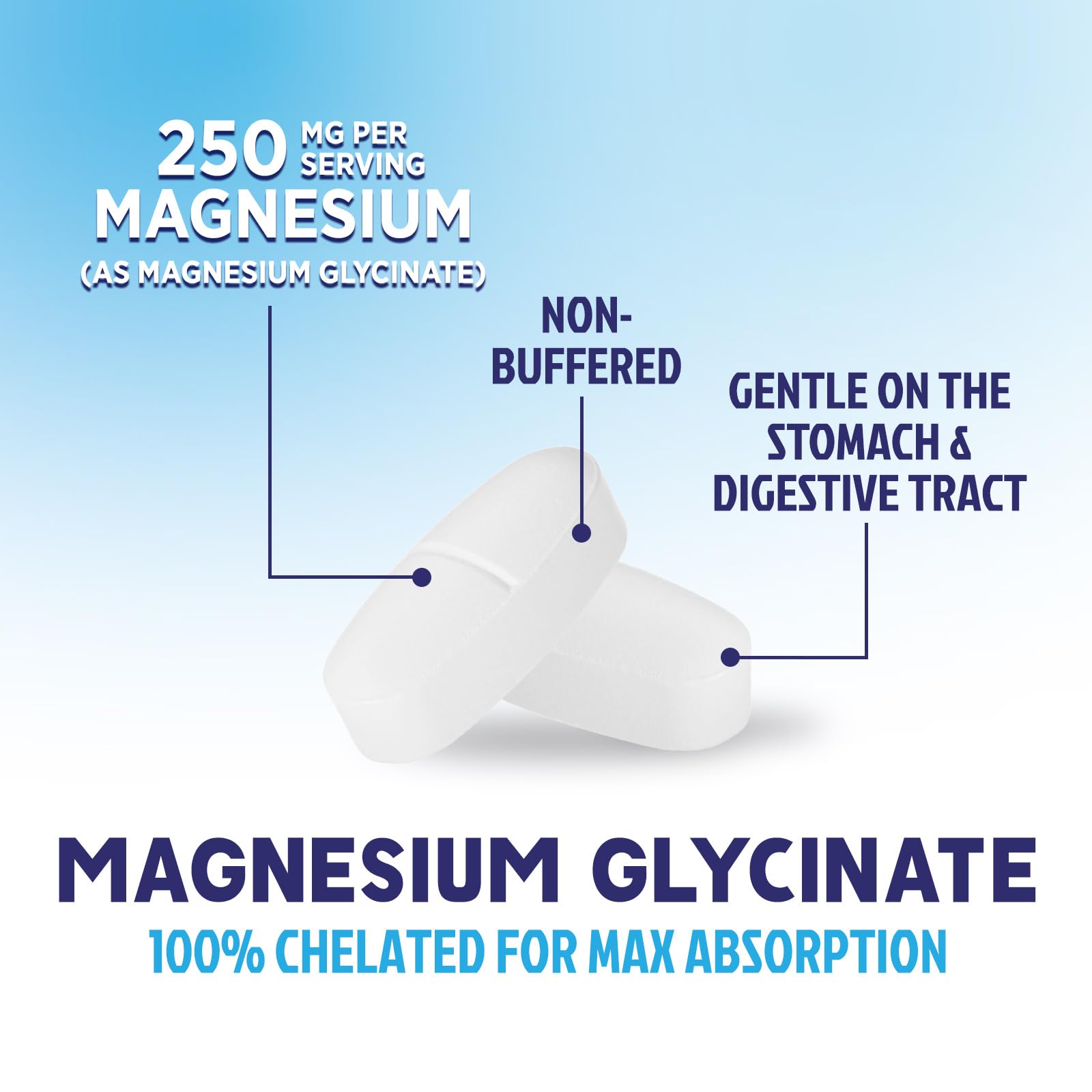 Health Nutrition Naturals Magnesium Glycinate 250mg packaging