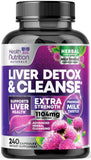 Health Nutrition Naturals Milk Thistle Liver Support Capsules front view