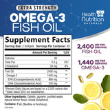 Health Nutrition Naturals Omega 3 Fish Oil softgel close-up