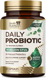 Health Nutrition Naturals Probiotic Capsules front view with label